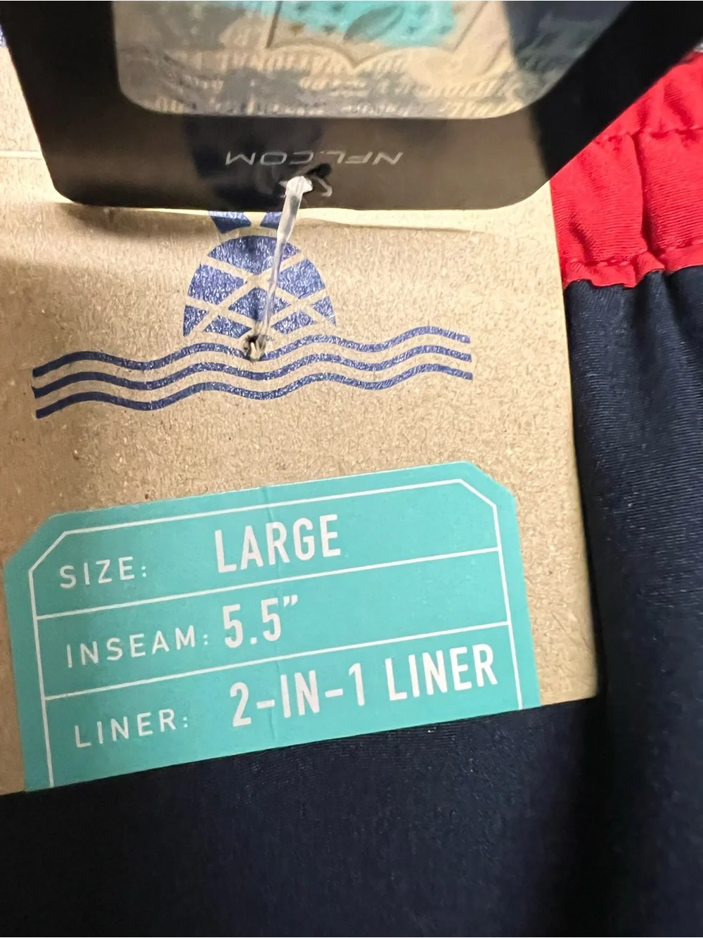 New Chubbies Houston Texans NFL Lined 5.5” Classic‎ Swim Trunks Shorts